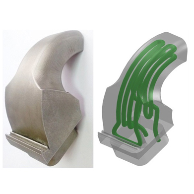 3D打印金属模具水路